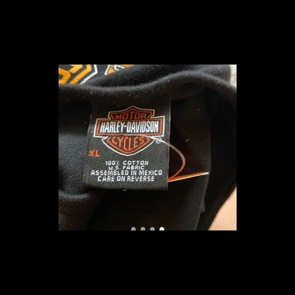 Vintage Harley Davidson sweatshirt says XL but fits more like a large - Picture 4 of 6